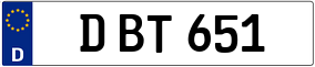 Truck License Plate